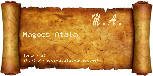 Magocs Atala névjegykártya